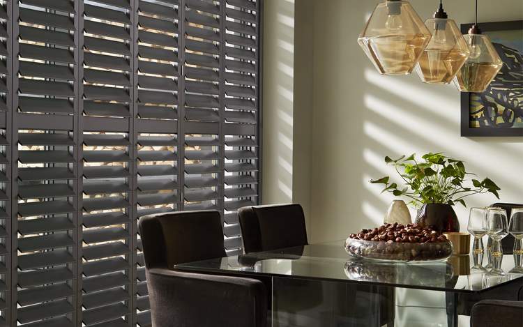 Brown Blinds - Custom Made Wooden Shutters